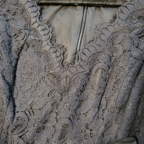 Maeve from Anthropologie Black lace dress sz6 - Picture 5 of 6